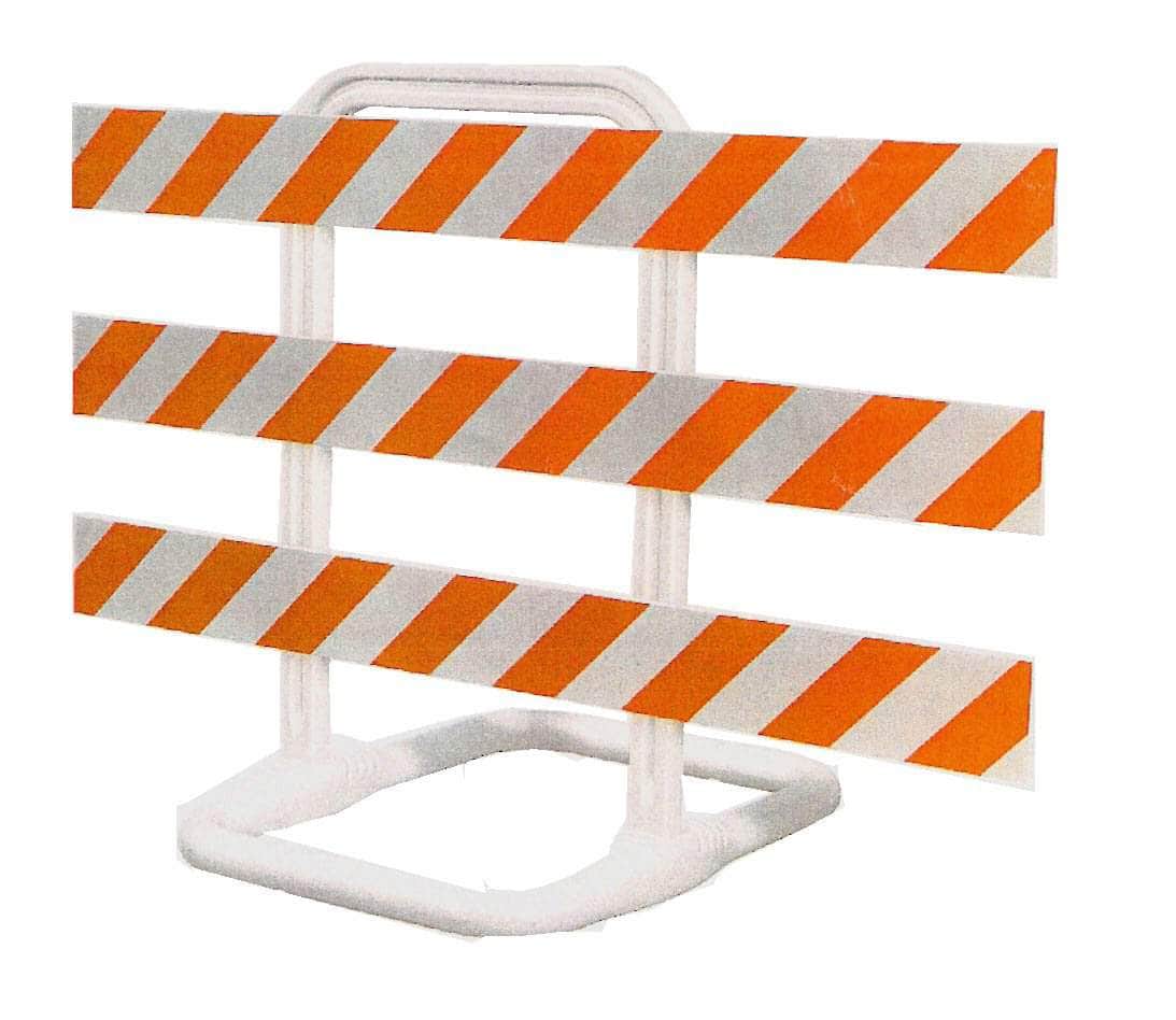 Sentinel Type III Plastic Traffic Barricade - Crowd Control Warehouse
