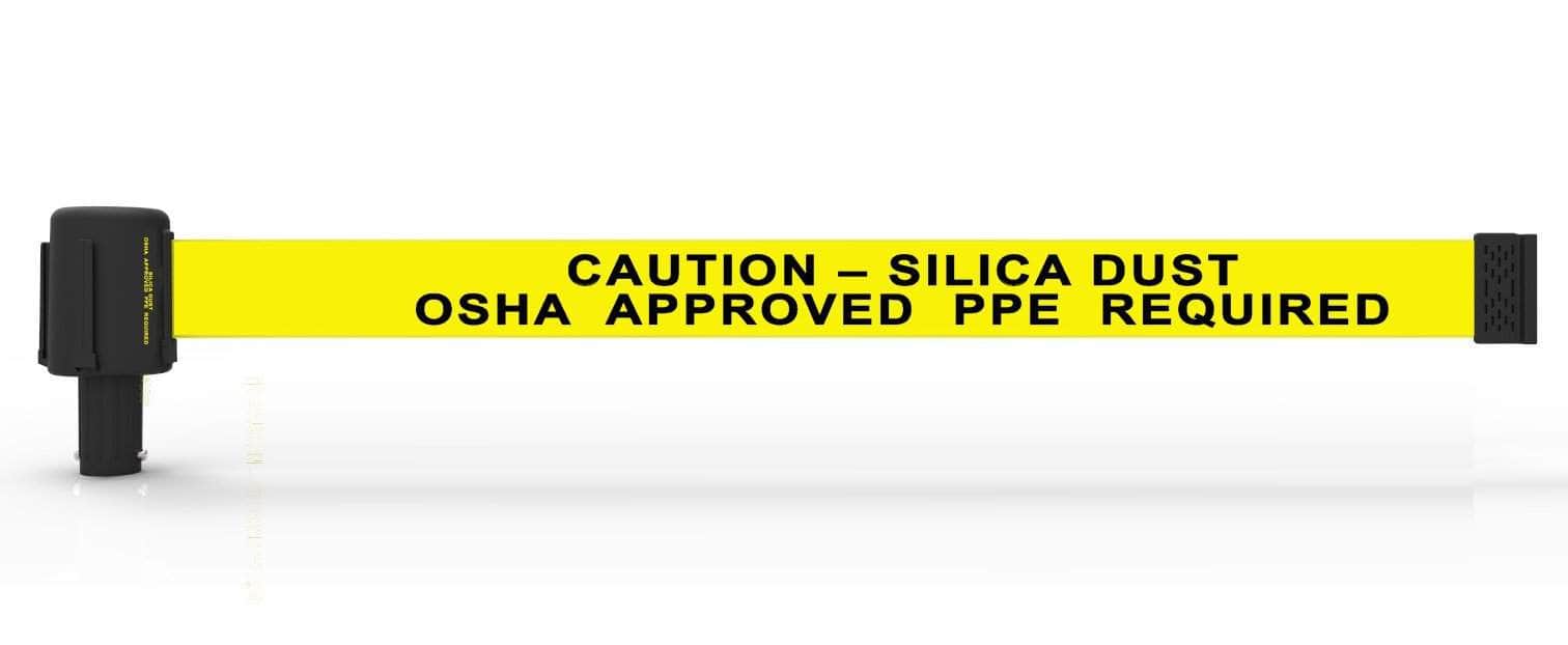 Set of 5 Banner Stakes PLUS Line 15 ft Belt Heads - Crowd Control Warehouse