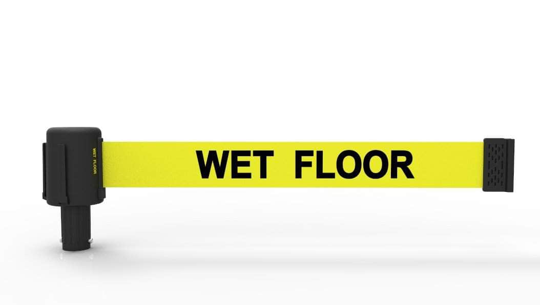 Set of 5 Banner Stakes PLUS Line 15 ft Belt Heads - Crowd Control Warehouse