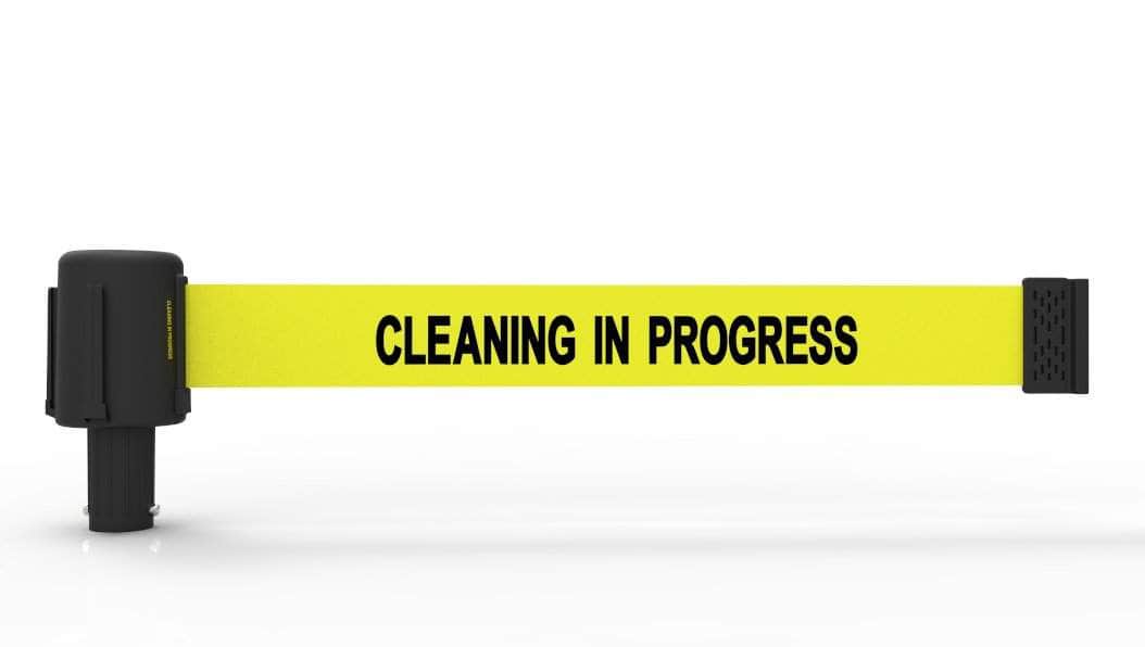 Set of 5 Banner Stakes PLUS Line 15 ft Belt Heads - Crowd Control Warehouse