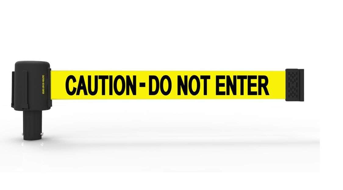 Set of 5 Banner Stakes PLUS Line 15 ft Belt Heads - Crowd Control Warehouse