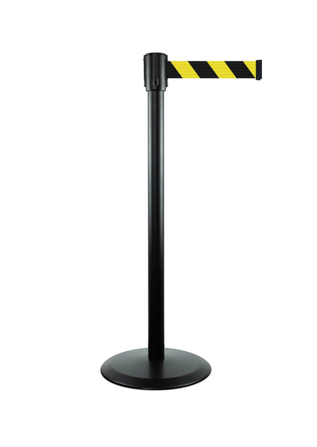 Slimline Tensabarrier Post, 7.5 Ft. Belt - Tensabarrier 890 - Crowd Control Warehouse