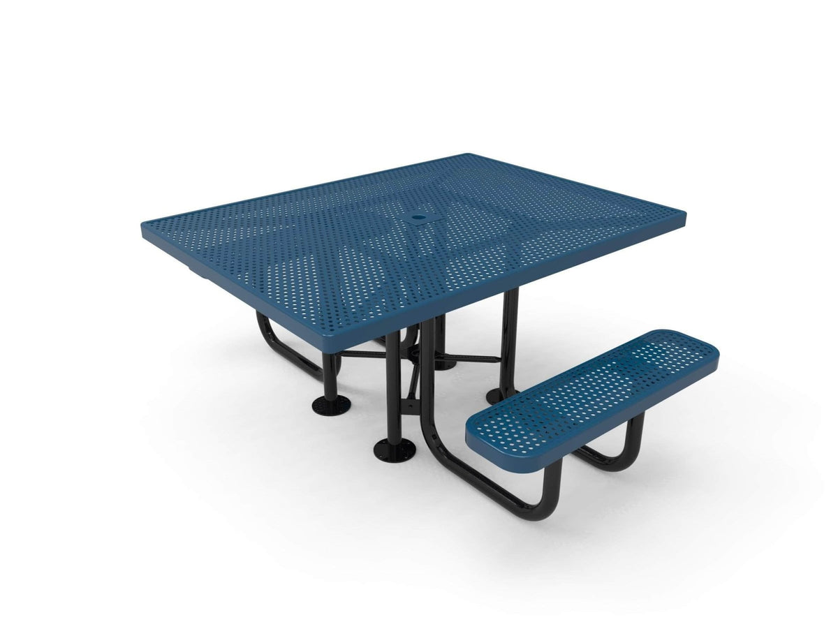 Square Portable Table - Circular Pattern - Crowd Control Warehouse