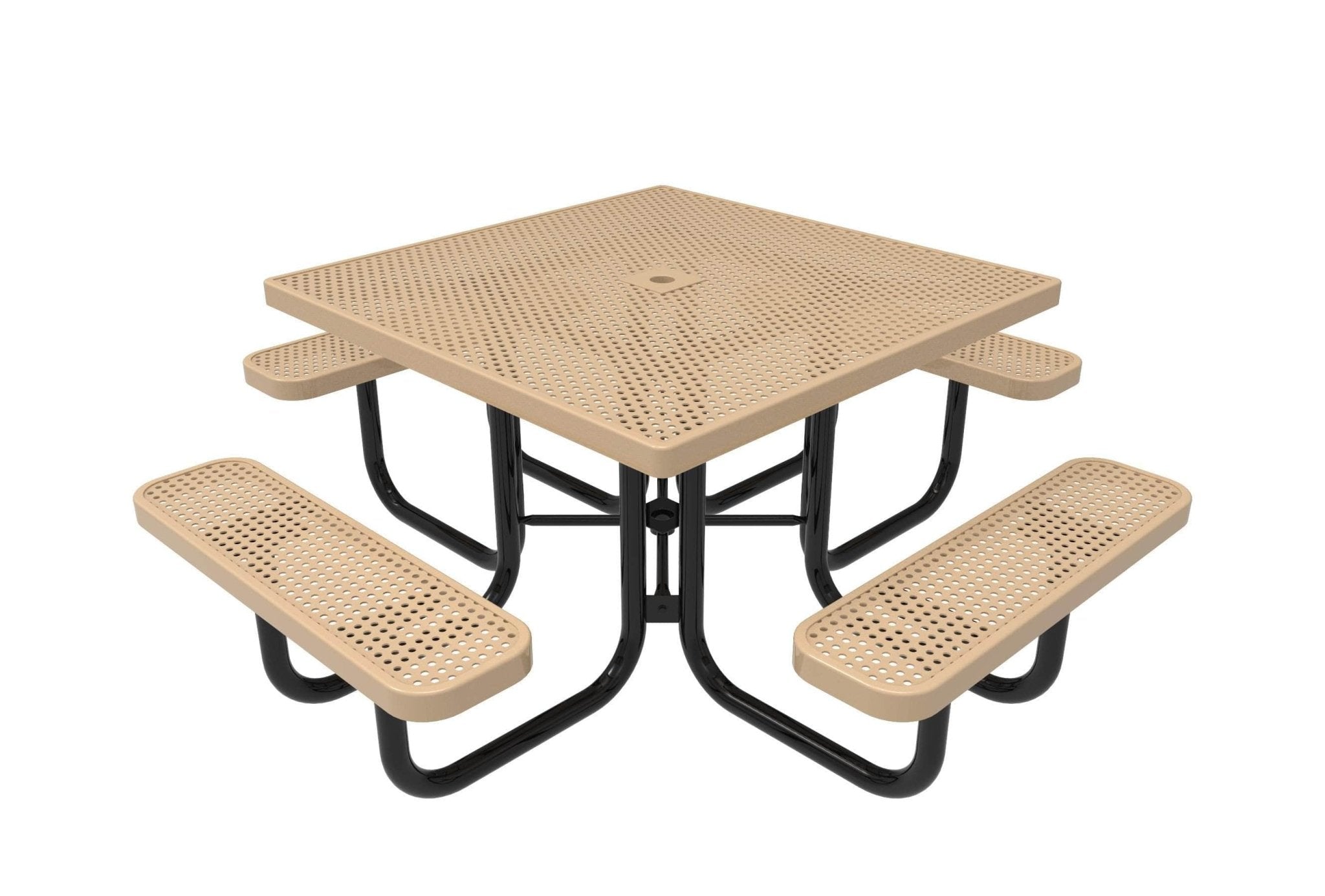 Square Portable Table - Circular Pattern - Crowd Control Warehouse