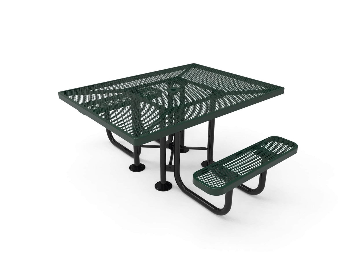 Square Portable Table - Diamond Pattern - Crowd Control Warehouse