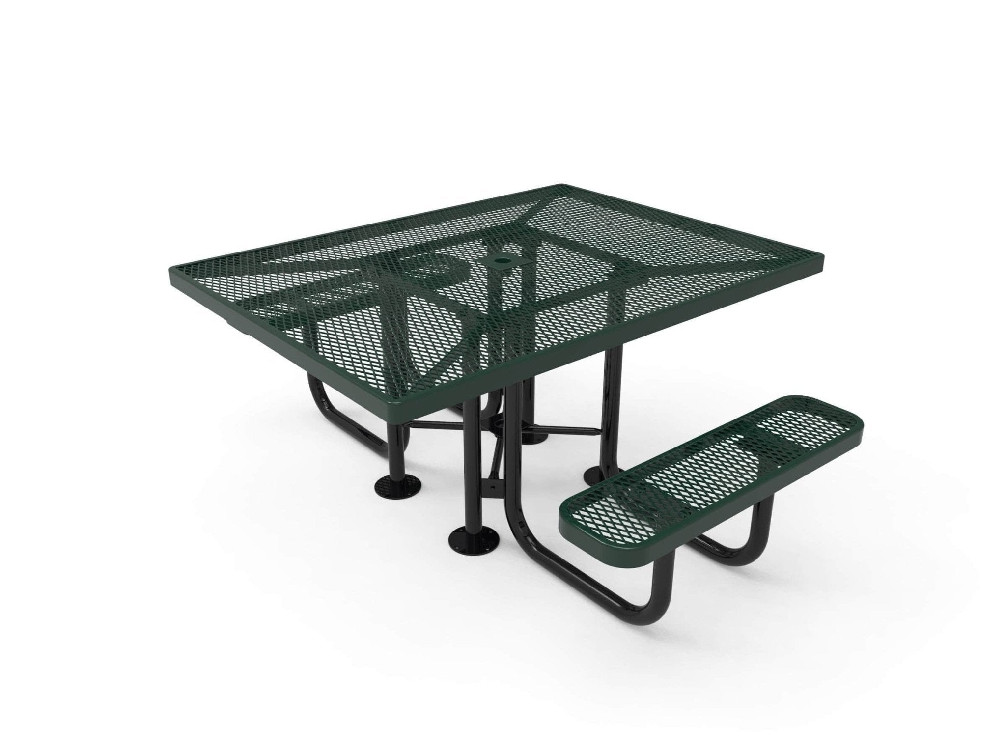 Square Portable Table - Diamond Pattern - Crowd Control Warehouse