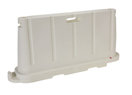 Stackable Plastic Barricade, Water or Sand Fillable (85lbs) - 36 in. H X 78 in. L X 18 in. W - Crowd Control Warehouse