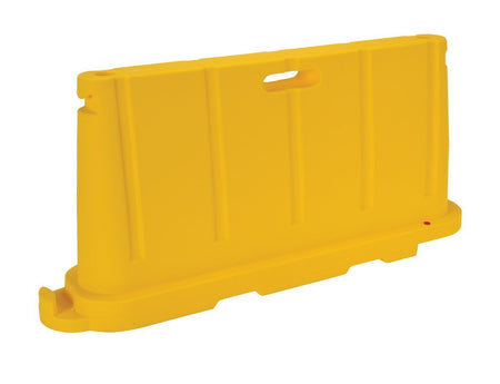 Stackable Plastic Barricade, Water or Sand Fillable (85lbs) - 36 in. H X 78 in. L X 18 in. W - Crowd Control Warehouse