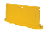 Stackable Plastic Barricade, Water or Sand Fillable (85lbs) - 36 in. H X 78 in. L X 18 in. W - Crowd Control Warehouse