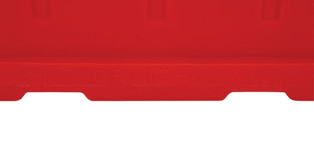 Stackable Plastic Barricade, Water or Sand Fillable (85lbs) - 36 in. H X 78 in. L X 18 in. W - Crowd Control Warehouse