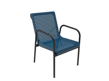 Stacking Chair - Circular Pattern - Crowd Control Warehouse