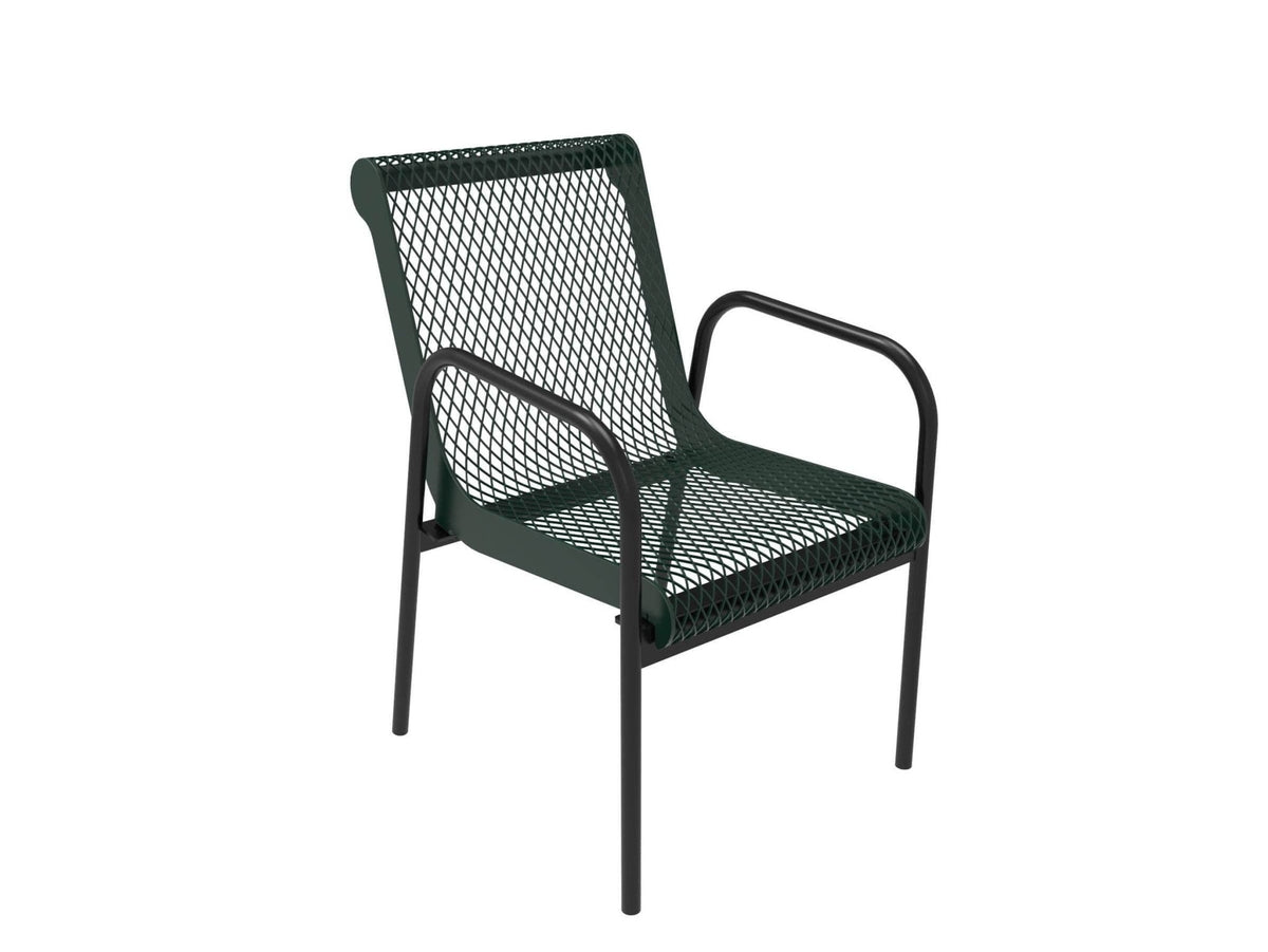 Stacking Chair - Diamond Pattern - Crowd Control Warehouse