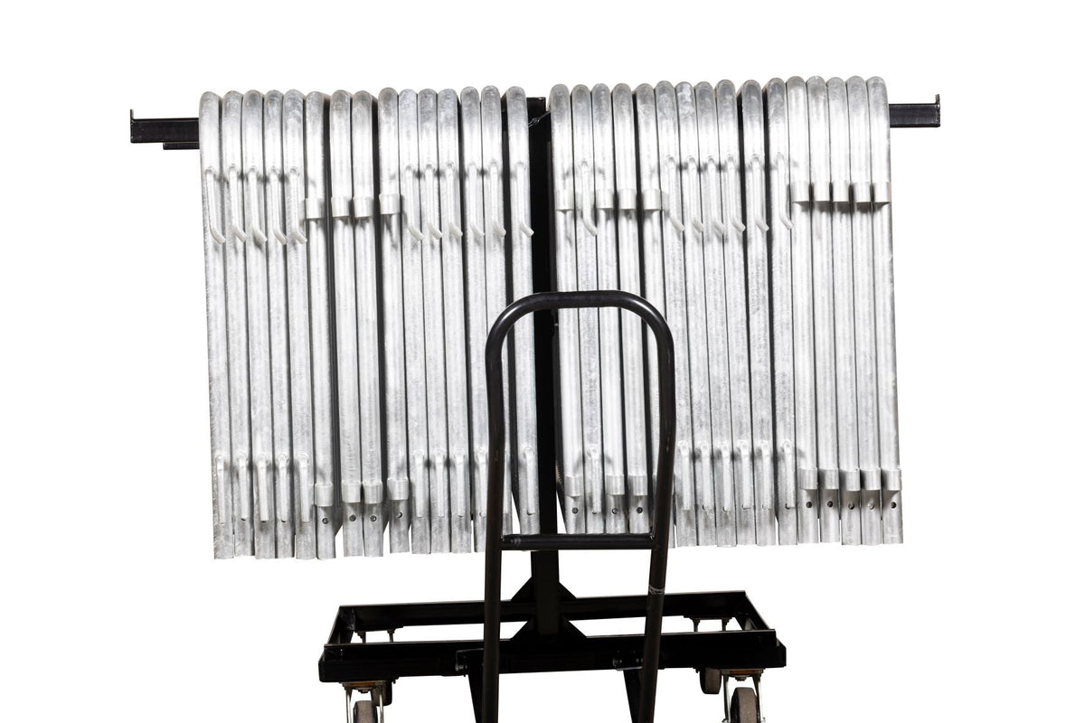 Storage Cart for Angry Bull Barricades, 30 Unit Capacity - Crowd Control Warehouse
