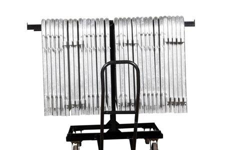 Storage Cart for Angry Bull Barricades, 30 Unit Capacity - Crowd Control Warehouse