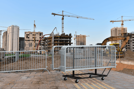 Storage Cart for Angry Bull Barricades, 30 Unit Capacity - Crowd Control Warehouse