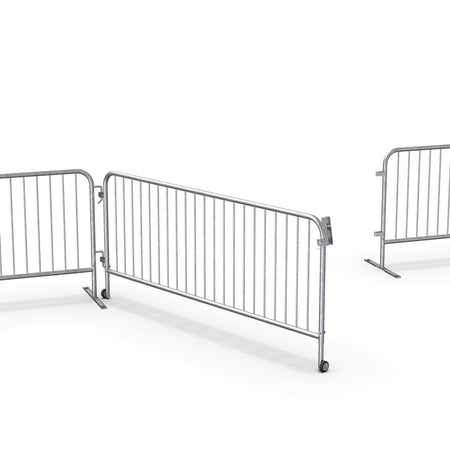 Swing Gate for Interlocking Steel Barricades - Crowd Control Warehouse
