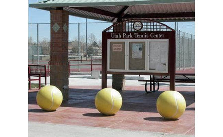 Tennis Ball Bollard - Crowd Control Warehouse
