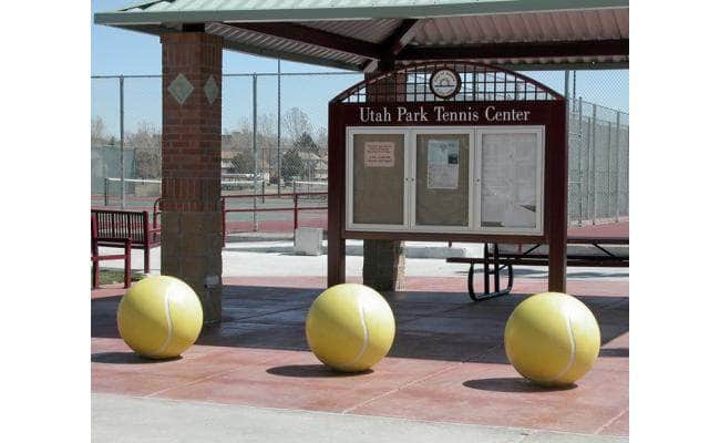 Tennis Ball Bollard - Crowd Control Warehouse