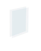 Tensabarrier Clear Acrylic Shield for Sign Frames - Crowd Control Warehouse