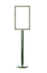 Tensabarrier Sign Stand with Frame - Crowd Control Warehouse