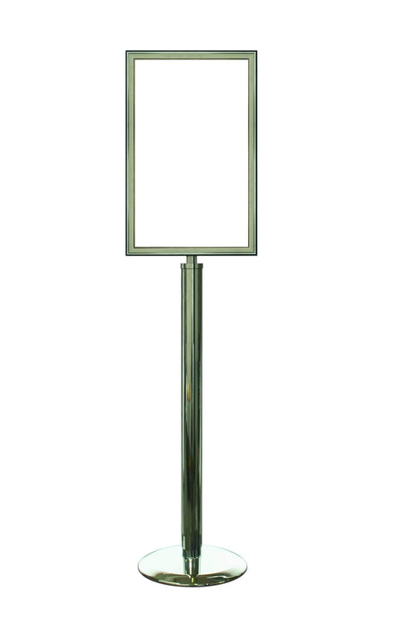 Tensabarrier Sign Stand with Frame - Crowd Control Warehouse