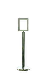 Tensabarrier Sign Stand with Frame - Crowd Control Warehouse