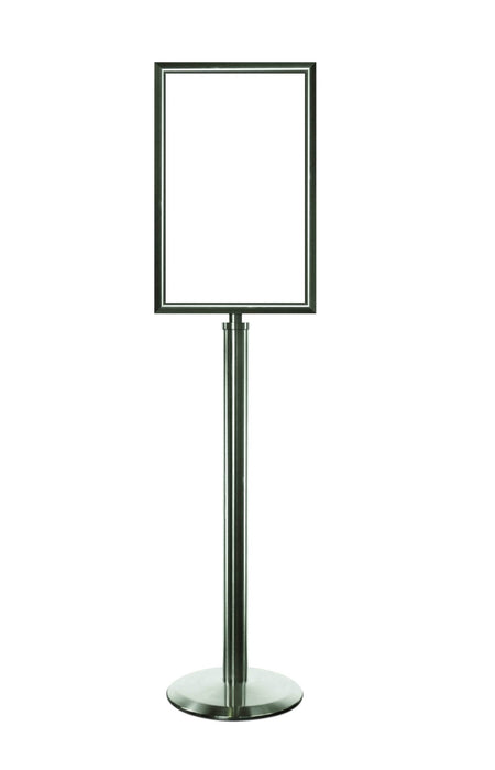 Tensabarrier Sign Stand with Frame - Crowd Control Warehouse