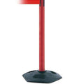 Heavy Duty Retractable Belt Utility Stanchion, 7.5 Ft. Belt - Tensabarrier 886