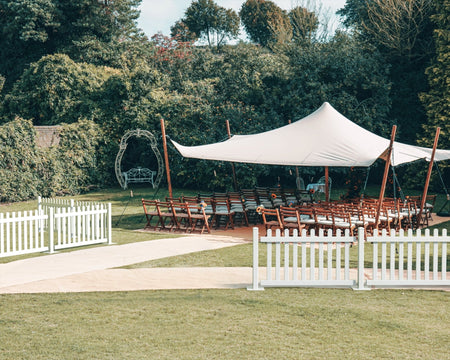 Traditional Event Fence Panel - Montour Line - Crowd Control Warehouse