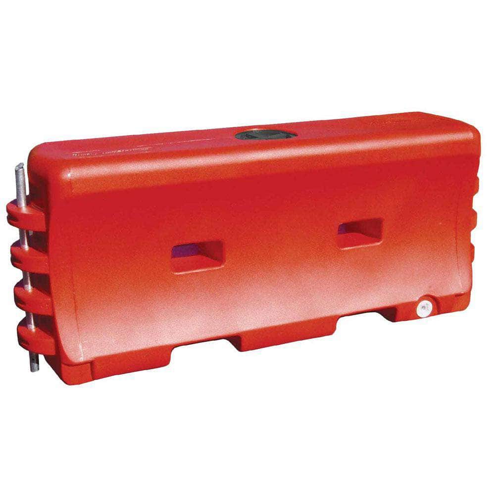 Traffix Water Wall Construction Jersey Barrier - 32 in. H x 72 in. L x 18 in. W, 80 lbs - Crowd Control Warehouse