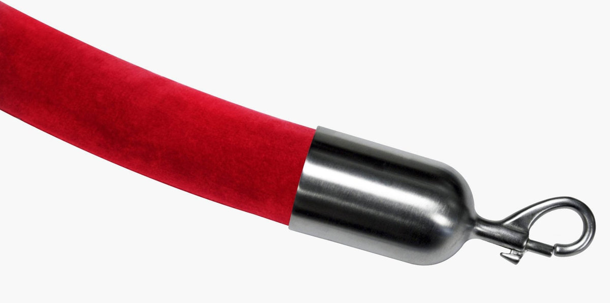 Velvet Rope with Snap Ends - Tensabarrier - Crowd Control Warehouse