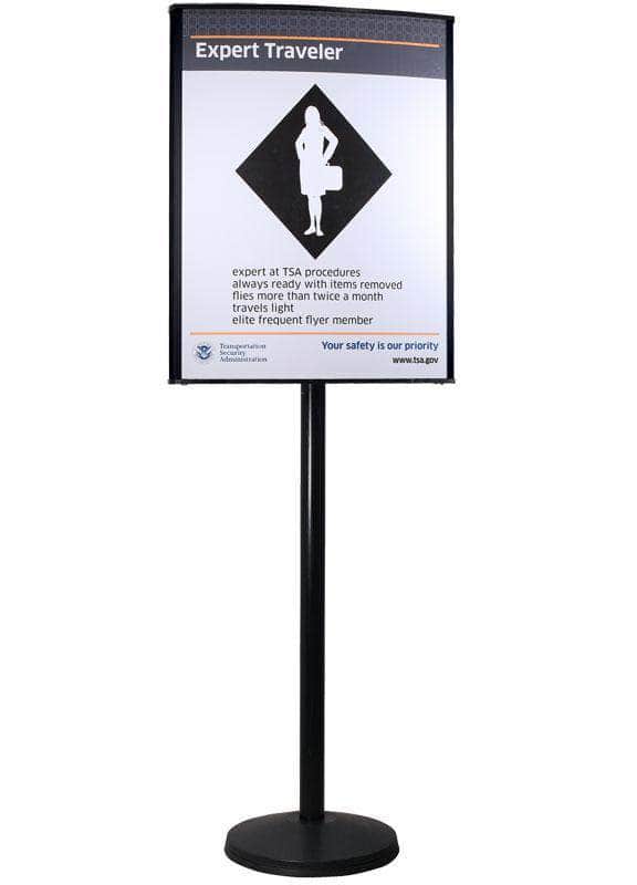VERSA-STAND Heavy Duty Weatherproof Outdoor Sign Holder - Visiontron