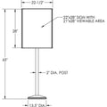 Visiontron Versa-Stand Post