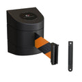 CCW Series WMB-230- Wall Mounted Retractable Belt Barrier With Black Fixed ABS Case- 20, 25 & 30 Ft. Belts