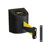 Wall Mounted Retractable Belt Barrier, 13 Ft. Belt - Montour Line WMX 140 - Crowd Control Warehouse