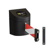 Wall Mounted Retractable Belt Barrier, 8.5 Ft. Belt - Montour Line WMX 140 - Crowd Control Warehouse