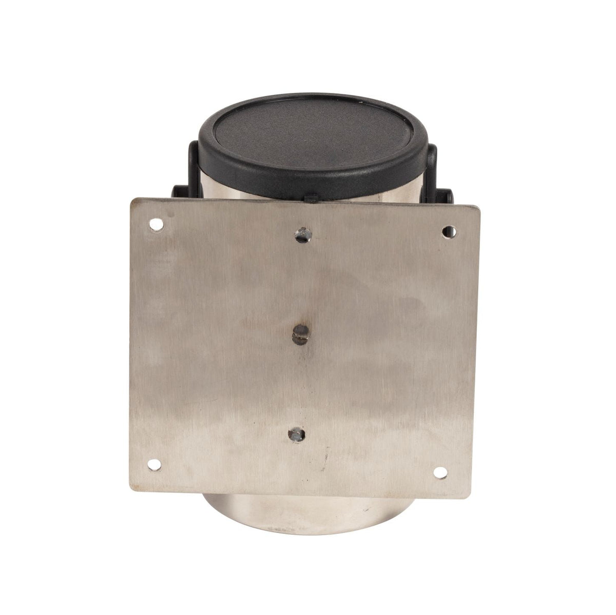 Wall Mounted Retractable Belt Barrier Fixed, Polished Stainless Steel Case, 8.5 and 11 Ft. Belt - CCW Series WMB - 120 - Crowd Control Warehouse