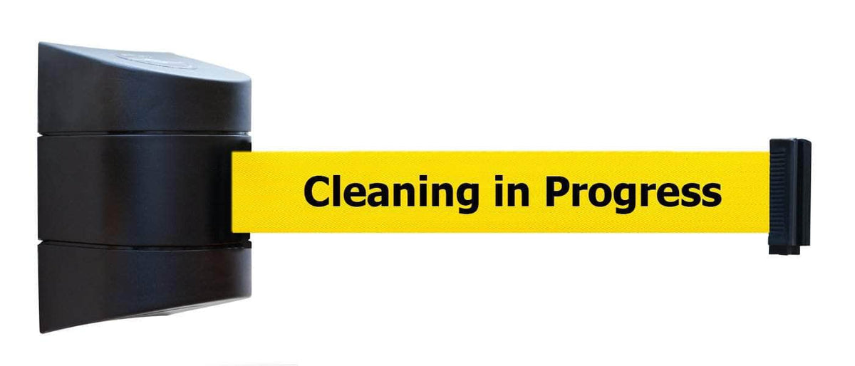 Wall Mounted Retractable Belt Barrier - Tensabarrier 897 - Crowd Control Warehouse