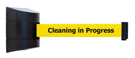 Wall Mounted Retractable Belt Barrier - Tensabarrier 897 - Crowd Control Warehouse