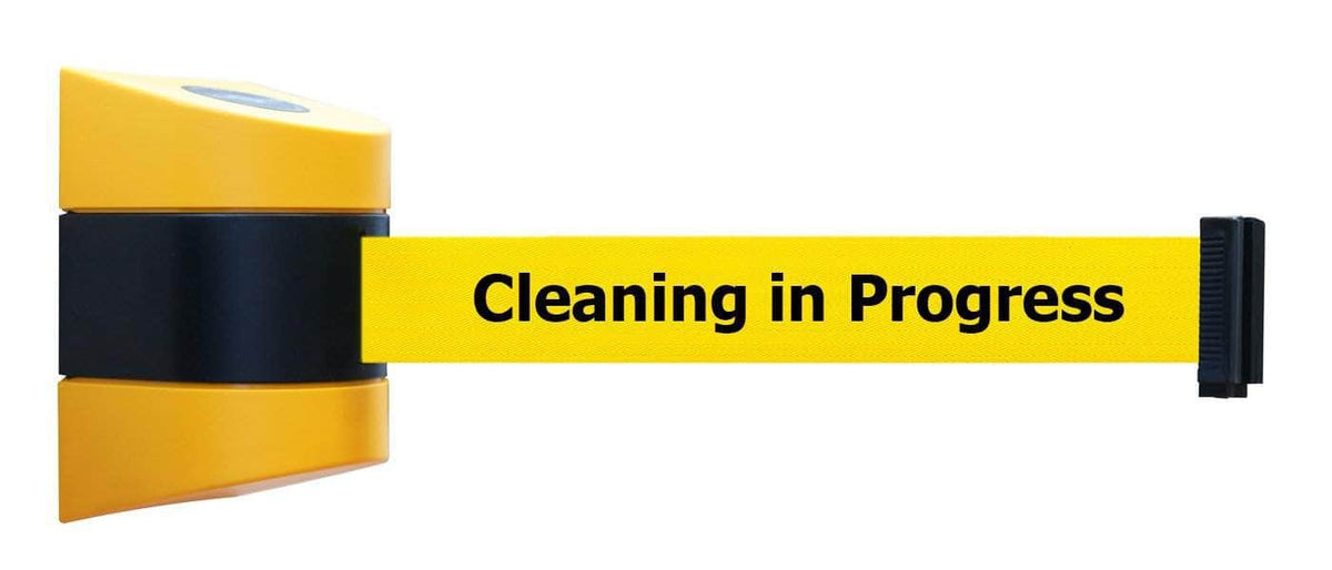 Wall Mounted Retractable Belt Barrier - Tensabarrier 897 - Crowd Control Warehouse