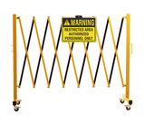 Warning Sign for Expandable Barriers - Crowd Control Warehouse