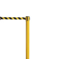 Retractable Belt Barrier Stanchion, Water Fillable Base, Red PVC Plastic Post, 13 Ft  Belt - Montour Line MSH630