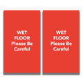 2-Sided Sign - 'WET FLOOR Please Be Careful'