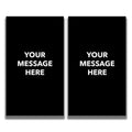 2-Sided Sign - 'Your Custom Message'
